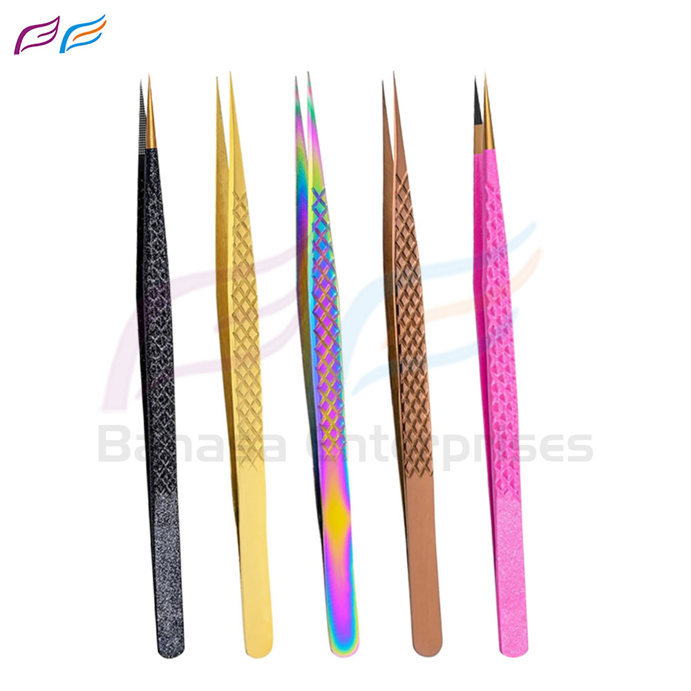 Slim Straight Eyelash Tweezers